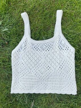Crochet tank 🤍